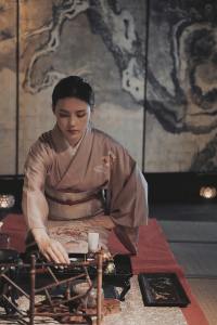 Japanese tea master